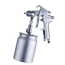 구리스건 그리스건 펌프SUTU W-71G/S Spray Gun 1.0/1.8MM Nozzle Painting Oil/Water Based Air High Atom, 01 JP 1.0MM No Box