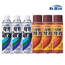 일신 페인트 도색 셀프 인테리어 락카 스프레이 420ml, 사비 락카 프라이머(적갈색)