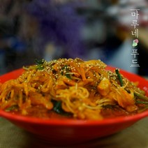 군산 원조 매운잡채_4봉 8인분 공설시장 달인 매운 물잡채, 중간맛 4봉_8인분