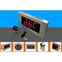 목욕탕 사우나 온천 온도계 목욕 디스플레이 고정밀 온도계센서, FREE, 10.J