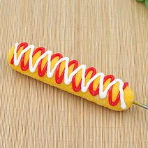 핫도그모형 음식 핫도그 치즈스틱 미니어처 카페 장식, 2호 17x5cm