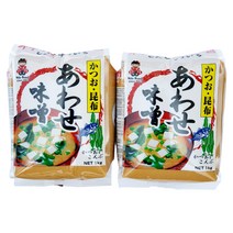 아와세된장 미소된장 일본된장1kg, 2개