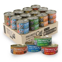 프로베스트 고양이캔 캣푸드 1.92kg(80gx24개) - 콤보 박스 1.92kg(80g x 24개)
