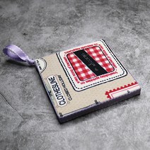 홈메디 컵받침 냄비받침 만들기-빈티지스탬프, 단품