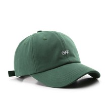 리카 OFF 레터링 자수 볼캡 모자