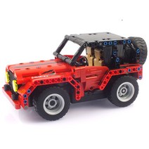 모두숍 테크닉 RC 블럭 블록 W7AF734 2in1 무선조정 레드 조립 27Mhz 333pcs 자동차 Q 옥스포드