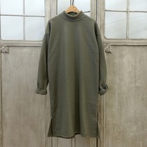 이힝 반목 폴라 루즈핏 롱원피스 홈웨어