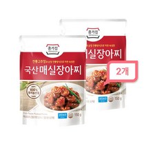 종가집 국산 매실장아찌 150gx2개, 단품, 단품