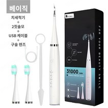 휴대용 치석 스케일링기 전동 스케일링기 세트 치석 제거 미치의, 156 블랙 익스클루시브 에디션, 영문