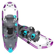 WildHorn Outfitters 여성 남성 청소년을 위한 Sawtooth Snowshoes 완전히 조절 가능한 스노우 슈즈 바인딩 경량 소재 단단한 그립 톱니, 27, Aurora