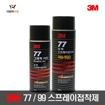 한국쓰리엠 강력스프레이접착제[3M-77] 455ml