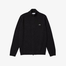 [국내발송] 라코스테 Lacoste 남성 하이 넥 울 집업 가디건 High Neck Wool Zip Cardigan AH1945-031