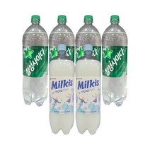 칠성사이다 + 밀키스, 1.5L, 1세트