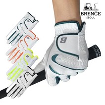 브렌스 액션B 반양피 왼손 골프장갑, 오렌지 23호, 오렌지 23호