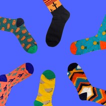 FUG780620For Men Mass Socks6종/남자양말/장목양말/중목양말/캐릭터양말/케릭터양말/양말선물/패션양말/두꺼운양말/겨울양말/가을양말