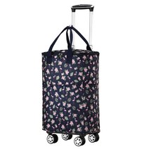 롤링백팩 트롤리 캐리어 바퀴달린백팩 여행용 배낭 패션 쇼핑 카트 범용 휠 방수 대용량 단열 쇼핑백 휴대용 접이식 가방