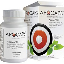 Apocaps CX Apoptogen Formula for Dogs 90 Count (Pack of 1) null, 1, 기타
