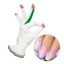 네일아트보호용 네일컷 손가락 골프장갑 여성용 양손 휴대폰터치, 네이비