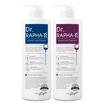 닥터라파알 탈모 샴푸 세트 3 300mL 지루성 건성 두피 비듬 가려움 완화 저자극, 블루+트리트 2000mL, 2000mL