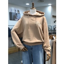 써스데이아일랜드 로고 포인트 후드티 t226mst135(2110085)