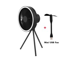 높이조절탁상용선풍기 게이밍 선풍기새로운 USB 충전식 휴대용 보조베터리 팬 접이식 책상 회전, 09 네이비 블루, 한개옵션1