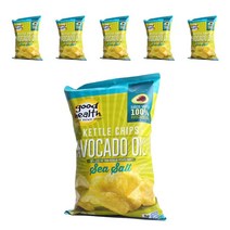굿헬스 케틀 칩 아보카도 오일 씨 솔트, 142g, 6개