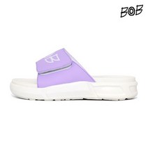 비오비 BOB 소가죽 밴딩찍찍이 로우슬리퍼 (BHPC6401-PURPLE)