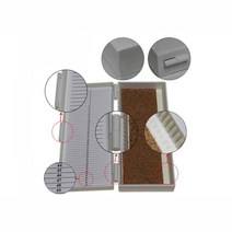 슬라이드글라스 50P수납 박스 20x8 현미경파라트