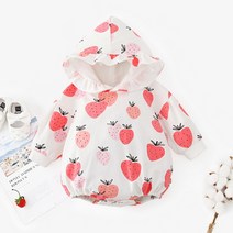 맘스케어 후르츠패턴 후드 긴팔수트 Q015BCBA054