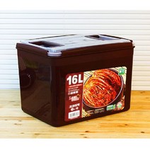 락스타 코코아 밀폐 8호대 16L 김치보관통 김치냉장고통 손잡이, 선택1:본상품선택, 단품