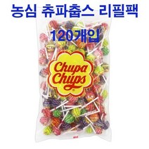 농심 츄파춥스 리필팩 120개입 7가지맛 대용량 벌크, 상세페이지 참조