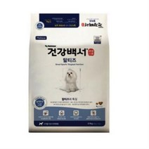 건강백서 전연령 생선 말티즈 기능성사료, 15개, 3.9kg