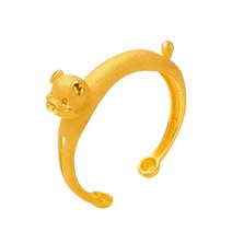 한국금다이아몬드 아기 24K 순금 돌팔찌 꿀꿀 돼지 18.75g 100일 선물