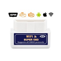V1.5 ELM327 WiFi OBD2 자동차 ELM327 Wifi For iPhone & Android Phone PIC18F25K80 칩 자동 코드 리더, ELM327 WIFI 3