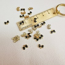 예쁜단추 고급단추 패션단추 단추부자재 다양한 의류단추소품 추천 수제 DIY 의류 장식 액세서리 8mm 캔디, 검은색 1조각 = 10캡슐_8mm