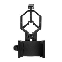 천체 망원경 입문 대여 적도의 우주 반사 고배율 Celestron-조정 가능한 금속/ABS 핸드폰 어댑터 마운트 현, 01 Black, 한개옵션1