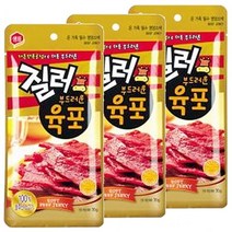 샘표식품 샘표)질러 육포 30g x 15개 부드러운 신선한 육즙 손실 최소화 저온연육공정 (바비큐/간식/안주/쇠고기/소고기/축산가공식품/축산/식품 추천), 1개