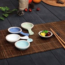 홈매니아 그릇 손잡이 초장기, 민트, 1개