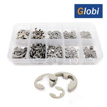글로비 E형 스텐 스냅링 10종 580pcs 세트, 1개
