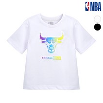 NBA KIDS NBA KIDS NBA팀로고 그라데이션 아트웍 반팔 티셔츠 (K192TS311P)