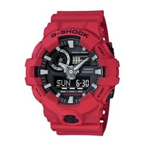 쥐샥 GA-700-4A 지샥 레드 빅페이스 G-SHOCK 시계 남성시계 홍콩면세점 수입