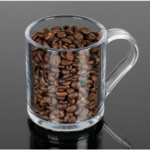 트라이탄컵 머그컵 365ml, 투명, 5개