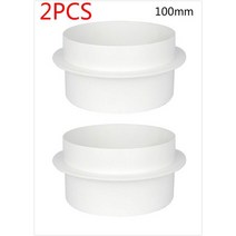 환기팬 덕트 배기휀 화장실환풍기 100mm 150mm 드래프트 차단기 댐퍼 체크 밸브 드래프트 백 셔터 인라인 주방 홈 그릴, 2pcs-10cm