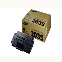 삼성 검정 정품토너 SL-M3320ND MLT-D203S W75462B, 1개, 1개