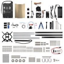업그레이드 클론 프루사 미니 플러스 3D 프린터 DIY 풀 키트 Prusa 인쇄 부품 미포함, 01 2.8in lcd MW power_03 UK