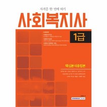 사회복지사 1급 핵심 분석 종합본 자격증한번에따기, 상품명