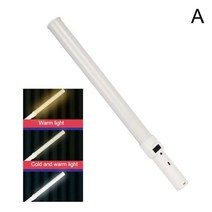 링라이트RGB LED 사진 조명 스틱 밝기 조절 가능 비디오 라이브 필 라이트 1 개 핸드 헬드 램프 플래시, 01 Tricolor light