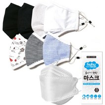 풍성한 식약청승인 KF-AD KF-94 KF-80 비말차단 국내산 면 필터교체 빨아쓰는 마스크, 12.해피마스크(2~4세)+필터5매