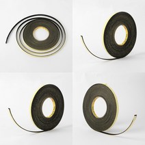 마트498 단면 스펀지테이프 EVA 1CMX10M (두께 2MM) 스튜디오시공 패킹작업 공업용테이프 문틈막이 실링테이프 단열테이프