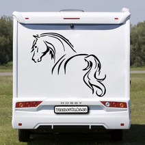 캠핑스티커 캐리어스티커 방수 여행 캠퍼 대형 말 트럭 자동차 스티커 데칼 Auot 캠핑 Rv 모터홈 캐러밴 앞 유리 비닐 장식, Mint+40cmwidex34cmhigh